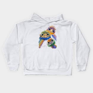 Funky Emu Friends Kids Hoodie